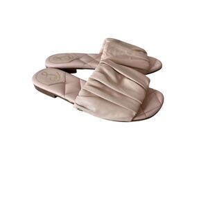 Sam Edelman Briar Pale Pink Slip on Sandals Women Size 8.5 Comfort Leather Upper